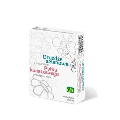 Drożdże selenowe z pyłkiem kwiatowym