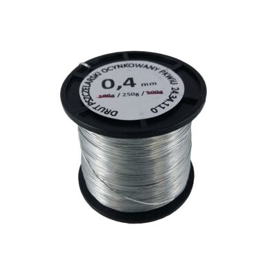 Drut ocynkowany 0,4 mm 0,25 kg