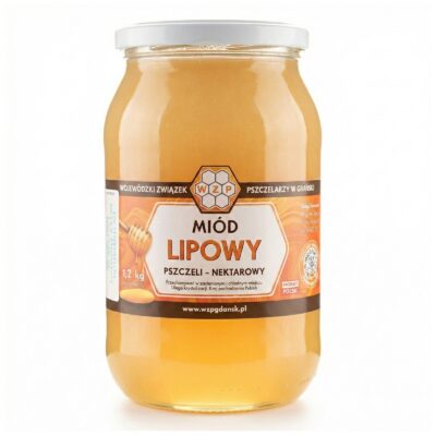 Miód lipowy 1,2 kg