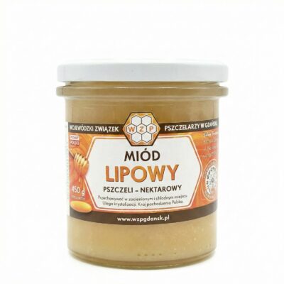 Miód lipowy 0,45 kg