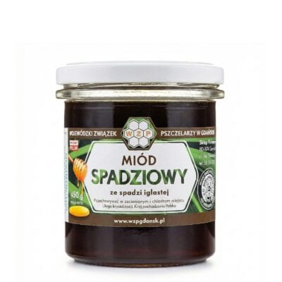 Miód spadziowy iglasty 0,45 kg