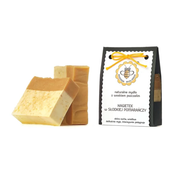 Mydło nagietek w słodkiej pomarańczy