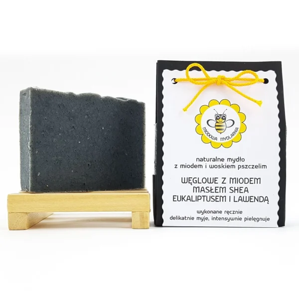 Mydło węglowe z miodem